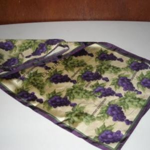 Silk Napa Valley California Wine Grapes Silk Scarf
